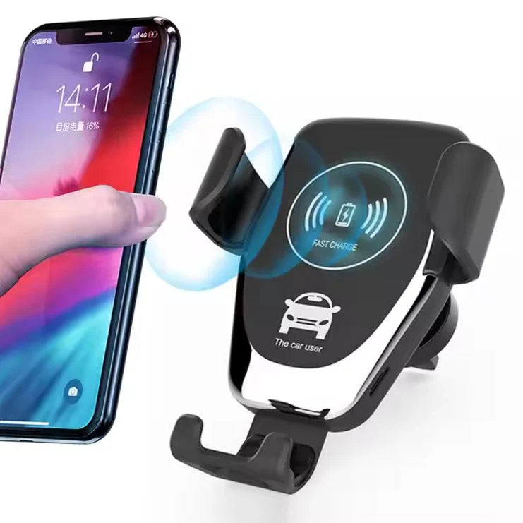 Auto Clamping Wireless Car Charger – Fast Charging Car Phone Holder