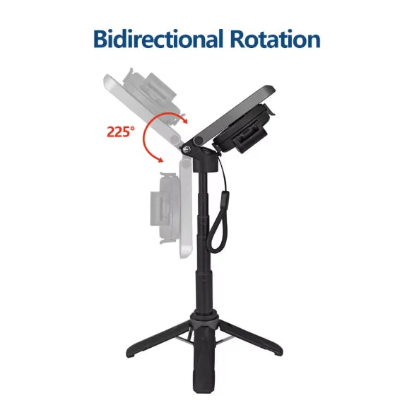 Magnetic Tripod for Phone with Remote Control,4-in-1 Portable Selfie Stick with Extendable Stand